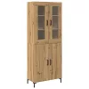 Magasfiú 2 pcs kézműves tölgy 69.5 x 34 x 180 cm Faanyag