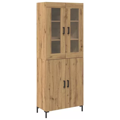 Magasfiú 2 pcs kézműves tölgy 69.5 x 34 x 180 cm Faanyag