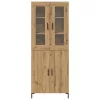 Magasfiú 2 pcs kézműves tölgy 69.5 x 34 x 180 cm Faanyag
