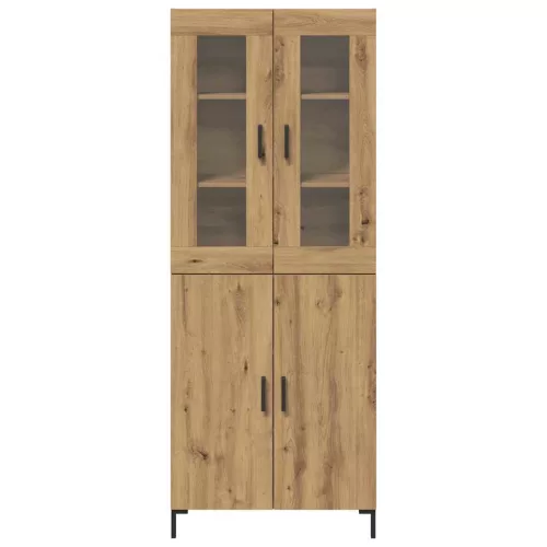 Magasfiú 2 pcs kézműves tölgy 69.5 x 34 x 180 cm Faanyag