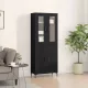 Magasfiú 2 pcs Musta tammi 69.5 x 34 x 180 cm Faanyag
