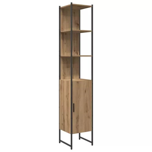 Fürdőszoba bútor szett 3 pcs Barna 33 x 33 x 185.5 cm Faanyag
