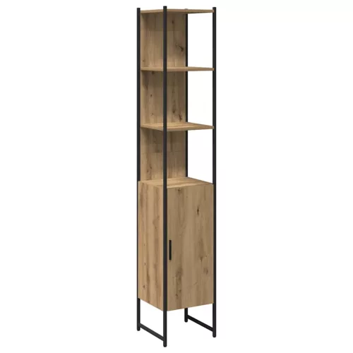Fürdőszobai Mosdószekrények Barna 33 x 33 x 185.5 cm Faanyag