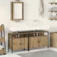 Fürdőszobai Mosdószekrények 3 pcs Barna 80 x 30 x 60 cm Faanyag