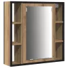 Fürdőszobai Mosdószekrények 3 pcs Barna 80 x 30 x 60 cm Faanyag