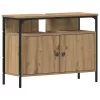Fürdőszobai Mosdószekrények 3 pcs Barna 80 x 30 x 60 cm Faanyag