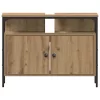 Fürdőszobai Mosdószekrények 3 pcs Barna 80 x 30 x 60 cm Faanyag