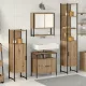 Fürdőszoba bútor szett 4 pcs kézműves tölgy 33 x 33 x 185.5 cm