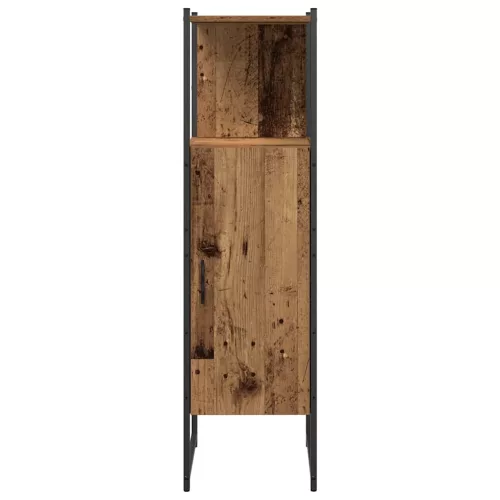 Fürdőszoba bútor szett 4 pcs Barna 33 x 33 x 185.5 cm Faanyag