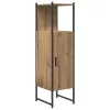 Fürdőszoba bútor szett 4 pcs Barna 33 x 33 x 185.5 cm Faanyag