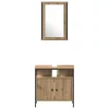Fürdőszoba bútor szett 4 pcs kézműves tölgy 33 x 33 x 185.5 cm