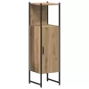 Fürdőszoba bútor szett 4 pcs Barna 33 x 33 x 185.5 cm Faanyag