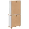 Kagy fiókkal ASKIM Fehér 91 x 40 x 200.5 cm Tömör fenyőfa