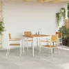 Kert étkező szett 5 pcs Barna Tömör tíkfa