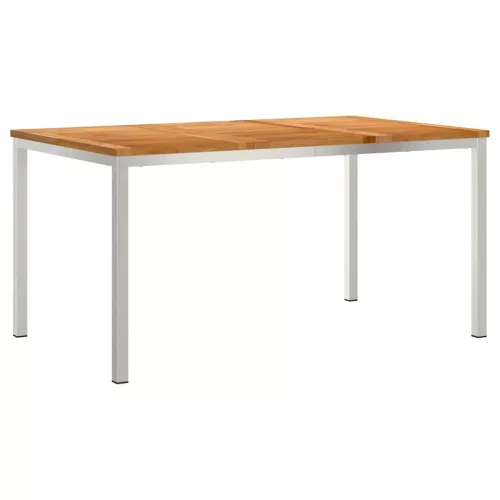 Kert étkező szett 7 pcs Barna Tömör tíkfa