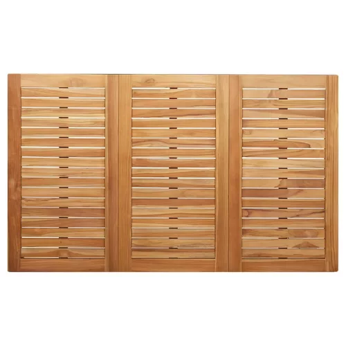 Kert étkező szett 7 pcs Barna Tömör tíkfa