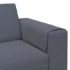 Kanapé Szett Sötétszürke Bársony