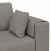 Szövet kanapé párnával Tópszínű 208 cm szövet