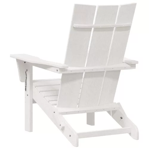 Kerti pihenő bútor 2 pcs Fehér 74.5 x 80.5 x 90cm Műanyag