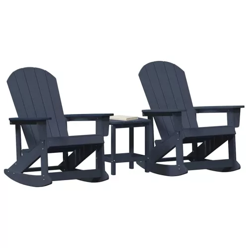 Kerti lounge szett Tengerészkék HDPE