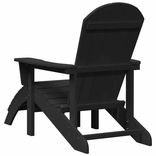 Kerti pihenő bútor 2 pcs Fekete 74 x 82 x 90cm Műanyag