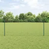 Kerítoszlopok 22 pcs Zöld 140 cm Acél