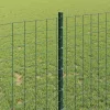 Kerítoszlopok 22 pcs Zöld 140 cm Acél