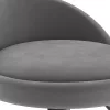 Sötétszürke bársony bárszék