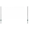 Kerítoszlopok 22 pcs Zöld 160 cm Acél