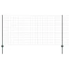 Kerítés oszlopokkal Zöld 1.2 x 10 m Acél