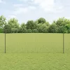 Kerítés oszlopokkal Szürke 1.6 x 10 m Acél