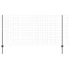 Kerítés oszlopokkal Szürke 1.2 x 10 m Acél