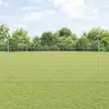Kerítés oszlopokkal Ezüst 1.4 x 10 m Acél
