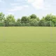 Kerítés oszlopokkal Ezüst 1.4 x 10 m Acél