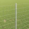 Kerítés oszlopokkal Ezüst 1 x 10 m Acél