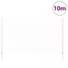 Kerítés oszlopokkal Ezüst 1.4 x 10 m Acél