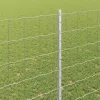 Kerítés oszlopokkal Ezüst 1.4 x 10 m Acél