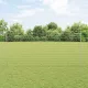 Kerítés oszlopokkal Ezüst 1.5 x 10 m Acél