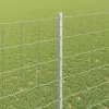 Kerítés oszlopokkal Ezüst 1.5 x 10 m Acél