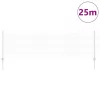 Kerítés oszlopokkal Ezüst 0.8 x 25 m Acél