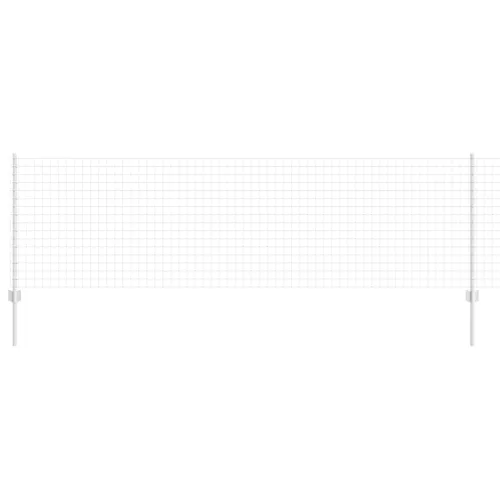 Kerítés oszlopokkal Ezüst 0.8 x 25 m Acél