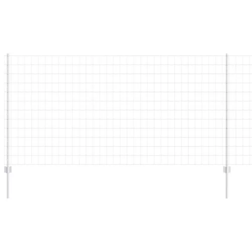 Kerítés oszlopokkal Ezüst 1.2 x 25 m Acél