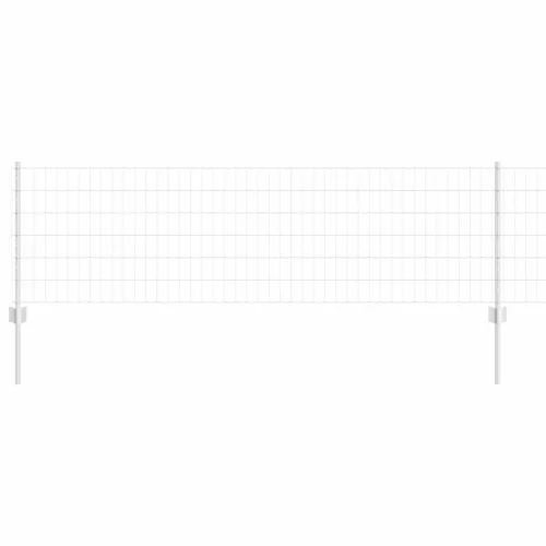 Kerítés oszlopokkal Ezüst 0.6 x 50 m Acél