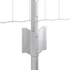 Kerítés oszlopokkal Ezüst 0.6 x 50 m Acél