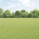Kerítés oszlopokkal Ezüst 1.2 x 10 m Acél