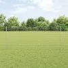Kerítés oszlopokkal Ezüst 1 x 25 m Acél