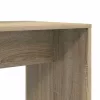 Asztal polcokkal sonoma tölgy 138.5 x 55 x 143 cm Faanyag