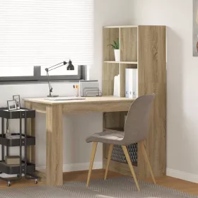 Asztal polcokkal sonoma tölgy 122 x 67 x 145 cm Faanyag