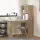 Asztal polcokkal sonoma tölgy 122 x 67 x 145 cm Faanyag