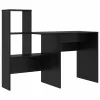 Asztal fiókkal Musta tammi 131.5 x 50 x 106.5 cm Faanyag